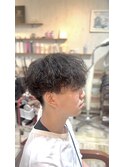【men's style】シャドウパーマ