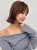 アッシュ 中野店(Ash) イメチェン/似合わせカット/フルバング/レッドブラウン/中野