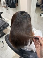 サロンドボーテキリコ(SALON DE BEAUTE KIRIKO)&nbsp;ミディアム × ネオメテオストレート