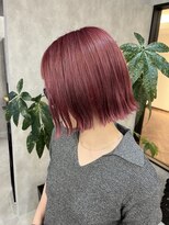 ディコ(Dico)&nbsp;ピンクカラー チェリーピンク 切りっぱなしボブ