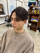 アトラクト バイ ラック 津田沼(Attract by LUCK)&nbsp;スパイラルパーマ/津田沼/メンズパーマ/メンズ/ブリーチ