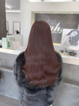 ガルボヘアー 桟橋店(garbo hair) カシスブラウン透明感カラー高知美容院