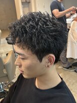 ブルニール 中崎町(BLEUNIR) スパイキーパーマ