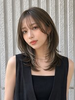 ネオリーブカップ 町田店(Neolive capu) オリーブ×グレージュの大人可愛いウルフインナーカラー