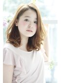 [K-two銀座]長めバング大人可愛い小顔ヘア♪愛されバル-ンミディ