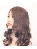 ビレット(BILLET)&nbsp;ベージュブラウンロングスタイル