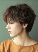 ふんわりウェーブショート