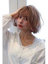 ヘアリゾートエーアイ 北千住店(hair resort Ai)&nbsp;20代30代40代50代 色っぽふんわりショートの重軽ウェーブヘア♪