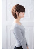 ナチュラル大人小顔ショート♪