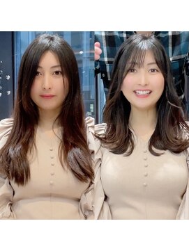 アフロート ギンザ(AFLOAT GINZA) AFLOAT GINZA【仲道 弘泰】前髪作った【before→after】