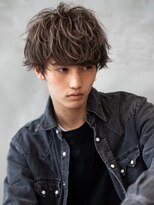 ケアリー 大泉学園(Carelly)&nbsp;ツイストパーマ七三オールバックマッシュウルフスリークショート