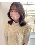 【透明感カラー♪ミディアム髪質改善】宮崎延岡美容室SIROシロ