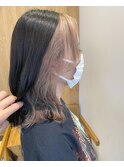 フェイスフレーミング×ミルクティーベージュ_市川