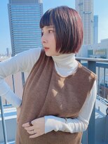 シェルター バイ トウキョウ(Shelter by TOKYO)&nbsp;大人艶カラー/アゴラインミニボブ