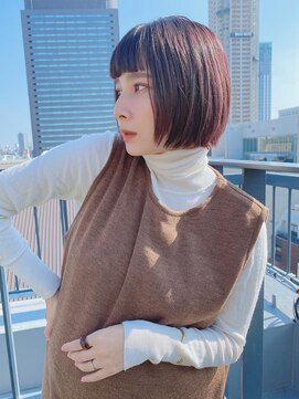 シェルター バイ トウキョウ(Shelter by TOKYO) 大人艶カラー/アゴラインミニボブ