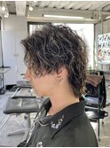 【マッシュウルフ】ツイストスパイラル/ハイライトカラー