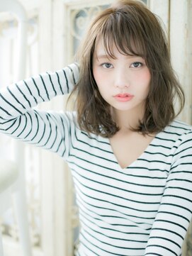 モッズ ヘア 福岡姪浜店(mod's hair) mod's姪浜/グレージュアッシュオリーブくせ毛風大人ボブパーマg