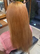 ウル 表参道(HOULe)&nbsp;バイカルテ レイヤー 髪質改善  ベージュ 酸熱トリートメント