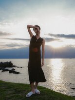 エウペ 渋谷(WEUPE)&nbsp;斜めバング/グレージュカラー/デザインカラー/シルキーベージュ