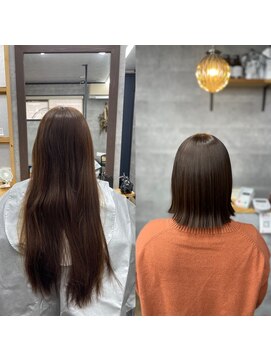 ナチュラル 泉中央店(Natural) 泉区　泉中央　縮毛矯正　髪質改善　ロングからショート