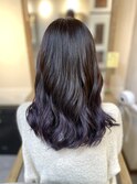 ブリーチ/グラデーション/バレイヤージュ/ラベンダー/シルバー