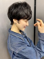 ハルキ ミナト ジャパン オオサカ(HARUKI MINATO japan OSAKA)&nbsp;40代50代小顔似合わせカットくびレイヤーエモージュ大人可愛い