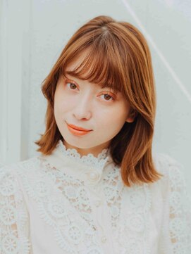 サロン ド ウィズ 西船橋店(Salon de With) くびれミディアムスタイル/韓国風巻き◎30代40代50代