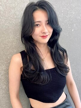 ロンド メリー 大宮(Lond merry) イメチェン外ハネボブ美髪ワイドバング顔周りレイヤーカット