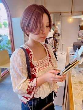 リコ(RICO) ショート×ピンクブラウン