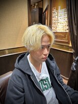 ヒロギンザバーバーショップ 大宮店(HIRO GINZA BARBER SHOP)&nbsp;前下がりセンターパート