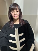 ジュエム(jouerm)&nbsp;くびれレイヤー小顔カット☆前髪イメチェンミディボブルフ