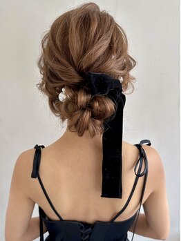 ヘアセットサロン キュア(CURE)の写真/【栄・錦】Fashionとアレンジの似合わせを叶えてくれると大人気♪結婚式やPartyなどの大切な日にオススメ★