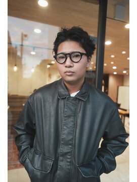 ミューズ バイ ケンジ(MUSE by KENJE) メンズスパイキーショートピンパーマ無造作