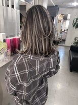 キング 枚方店(K!ng)&nbsp;縮毛矯正髪質改善ハイライトレイヤーカット枚方美容室エクステ