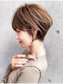 ショートヘア/くびれショート/イメチェン/30代40代50代/表参道