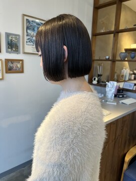 トリスター(TREASTAR) 縮毛矯正×ボブ