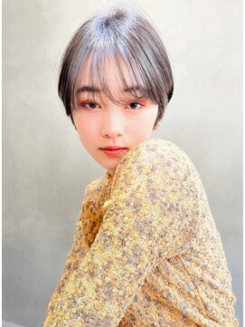 メーヴェ(Mowen) mowen 南堀江 ハンサムショート×グレージュカラー