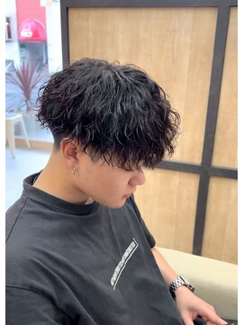 メンズギフト(men's GIFT) ツイストスパイラルマッシュツーブロック刈り上げ