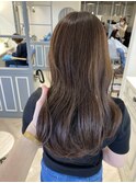 艶感ココアブラウン色持ちの良いイルミナカラー赤羽美容室
