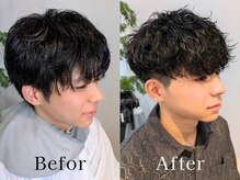 ★ trace 福永 プレゼンツ ★ ～ パーマによるBefore /After ～