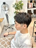 パーマ風メンズカット