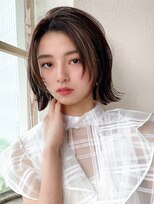 アフロートフクオカ(AFLOAT FUKUOKA)&nbsp;【AFLOAT福岡】大人かわいい艶カラー/ボブ