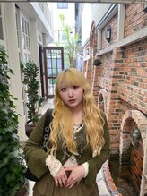 ●honoka● #＠ecoo_honoka [#似合わせハイトーン#ミルクティー#個性的#レイヤー]