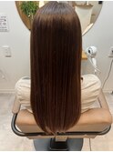 ツヤツヤ髪質ストレート