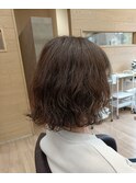 ボブ／パーマ