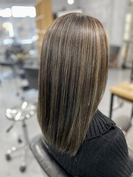 ミコ(MICO hair) ハイライト×サンドグレージュ