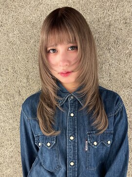 キジ(KIJI) フェイスレイヤー/ハイレイヤー/レイヤー/ミルクティーベージュ