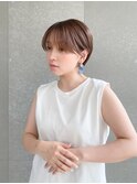 ナチュラルショート/ショートボブ/韓国/顔周り/20代30代40代50代