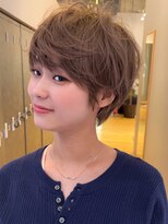 ジアン バイ ミルボン 西宮ガーデンズプラス(GIEN by milbon) ダークパープル/ナチュラルショート/ミルクブラウン/夏/西宮北口