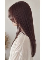 ゼロ 伊勢店(ZERO) 艶髪が叶う。上品な暖色ブラウンストレート